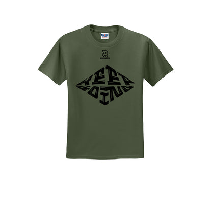 KEEP GOING (Black) - Short Sleeve Cotton Tee