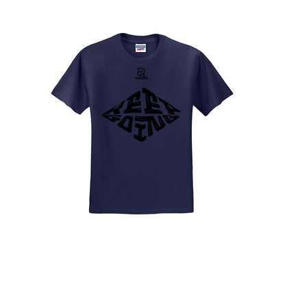 KEEP GOING (Black) - Short Sleeve Cotton Tee