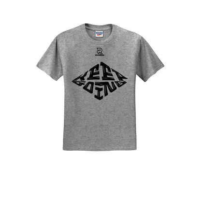KEEP GOING (Black) - Short Sleeve Cotton Tee