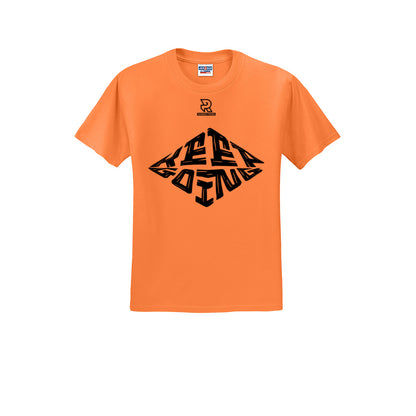 KEEP GOING (Black) - Short Sleeve Cotton Tee