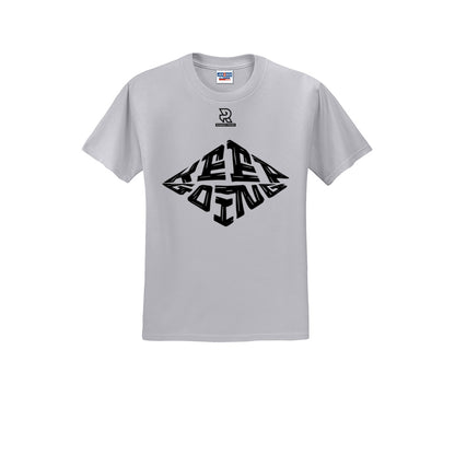 KEEP GOING (Black) - Short Sleeve Cotton Tee