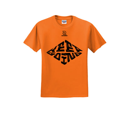 KEEP GOING (Black) - Short Sleeve Cotton Tee