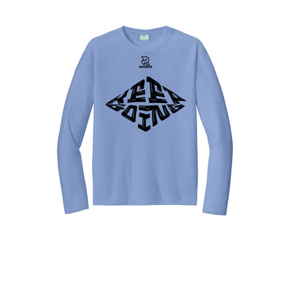KEEP GOING (Black) - Long Sleeve Performance Tee