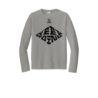 KEEP GOING (Black) - Long Sleeve Performance Tee