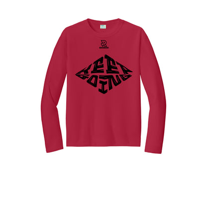 KEEP GOING (Black) - Long Sleeve Performance Tee