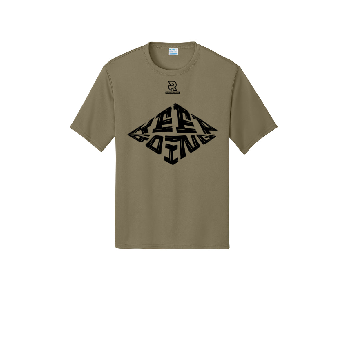 KEEP GOING (Black) - Short Sleeve Performance Tee