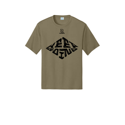 KEEP GOING (Black) - Short Sleeve Performance Tee
