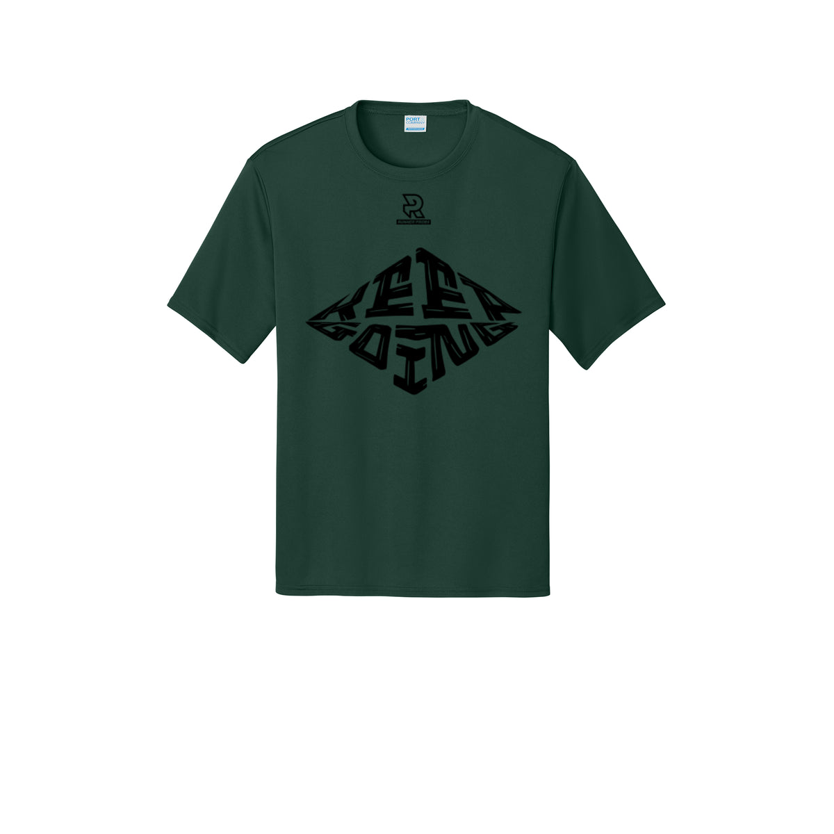 KEEP GOING (Black) - Short Sleeve Performance Tee