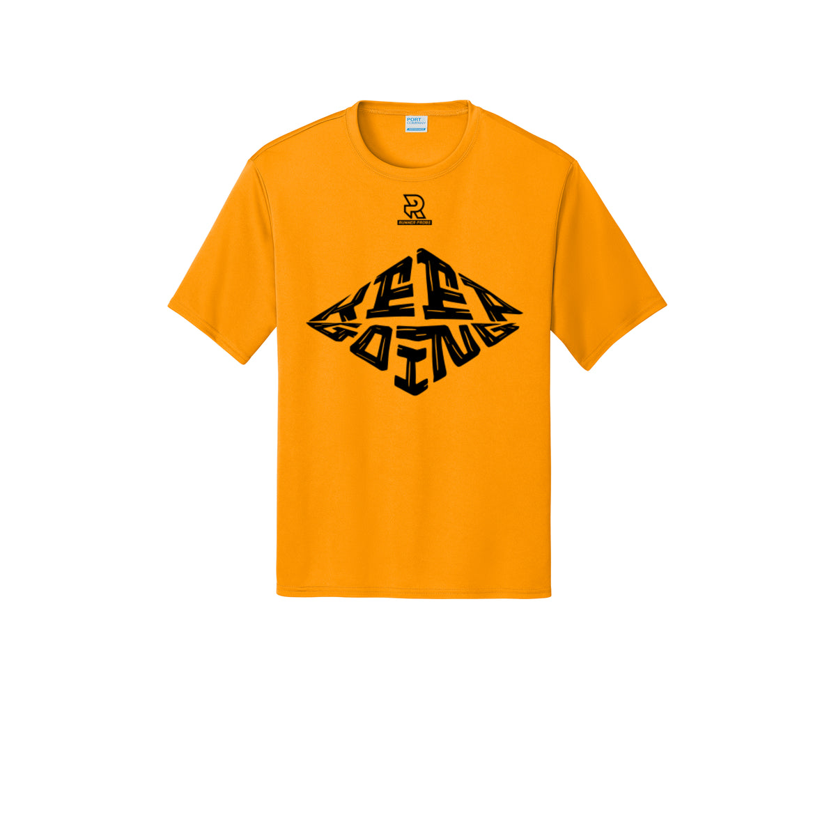 KEEP GOING (Black) - Short Sleeve Performance Tee