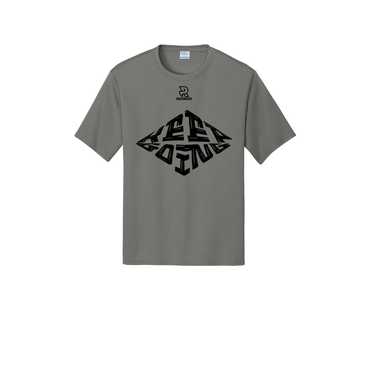 KEEP GOING (Black) - Short Sleeve Performance Tee
