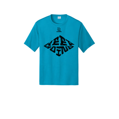 KEEP GOING (Black) - Short Sleeve Performance Tee