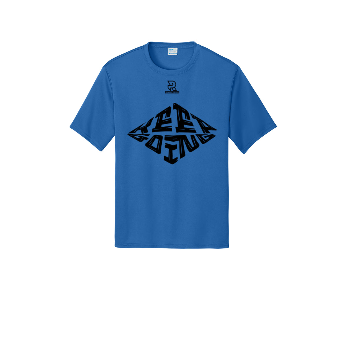 KEEP GOING (Black) - Short Sleeve Performance Tee