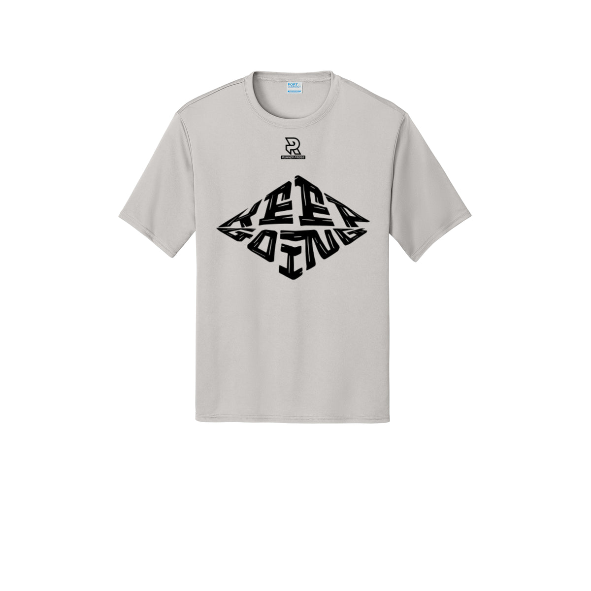 KEEP GOING (Black) - Short Sleeve Performance Tee