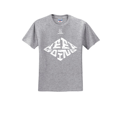 KEEP GOING (White) - Short Sleeve Cotton Tee