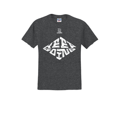 KEEP GOING (White) - Short Sleeve Cotton Tee