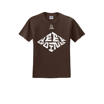 KEEP GOING (White) - Short Sleeve Cotton Tee