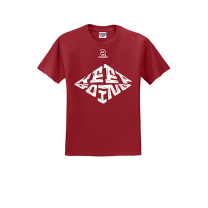 KEEP GOING (White) - Short Sleeve Cotton Tee