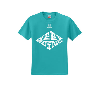 KEEP GOING (White) - Short Sleeve Cotton Tee
