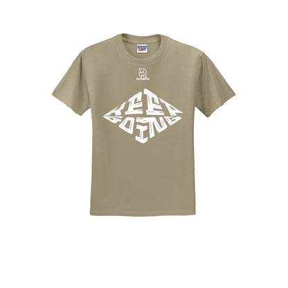 KEEP GOING (White) - Short Sleeve Cotton Tee