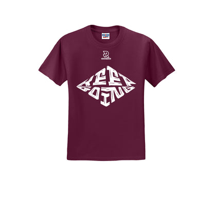 KEEP GOING (White) - Short Sleeve Cotton Tee