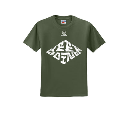 KEEP GOING (White) - Short Sleeve Cotton Tee