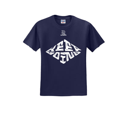 KEEP GOING (White) - Short Sleeve Cotton Tee