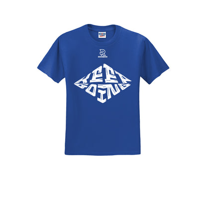 KEEP GOING (White) - Short Sleeve Cotton Tee