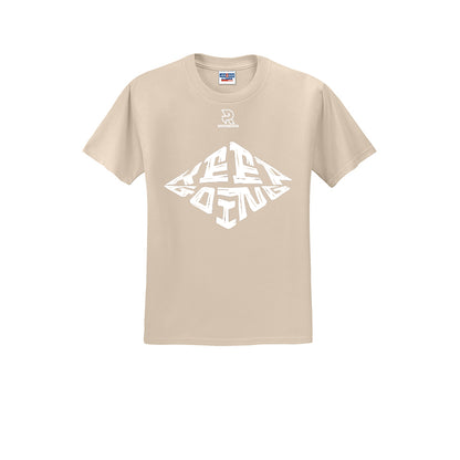 KEEP GOING (White) - Short Sleeve Cotton Tee