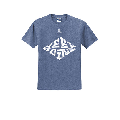 KEEP GOING (White) - Short Sleeve Cotton Tee