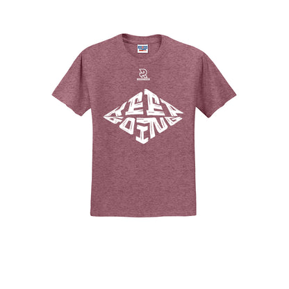 KEEP GOING (White) - Short Sleeve Cotton Tee