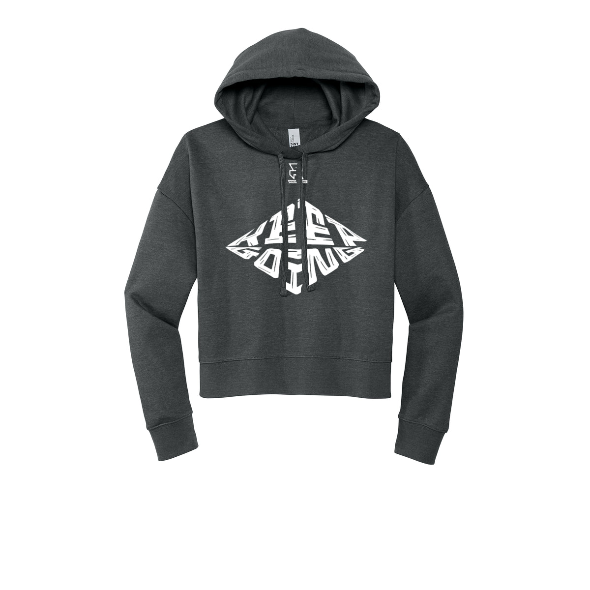 KEEP GOING (White) - Womens Fleece Hoodie