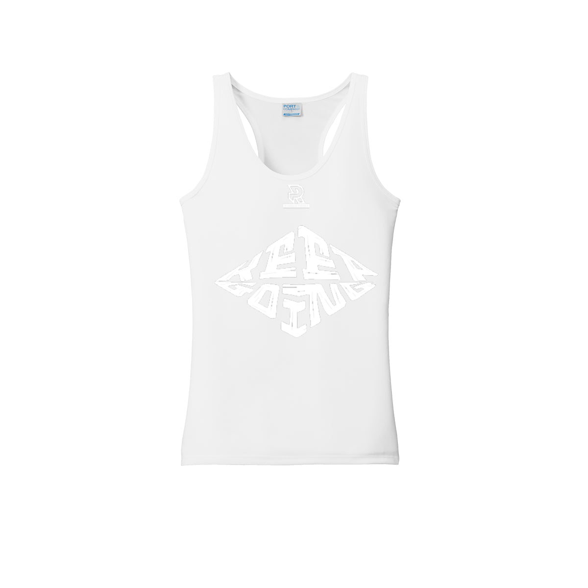 KEEP GOING (White) - Womens Performance Tank