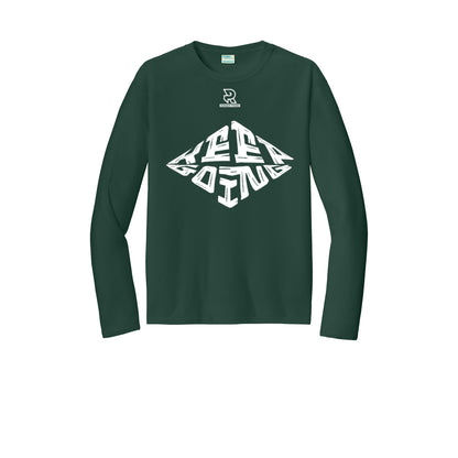 KEEP GOING (White) - Long Sleeve Performance Tee