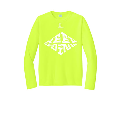 KEEP GOING (White) - Long Sleeve Performance Tee