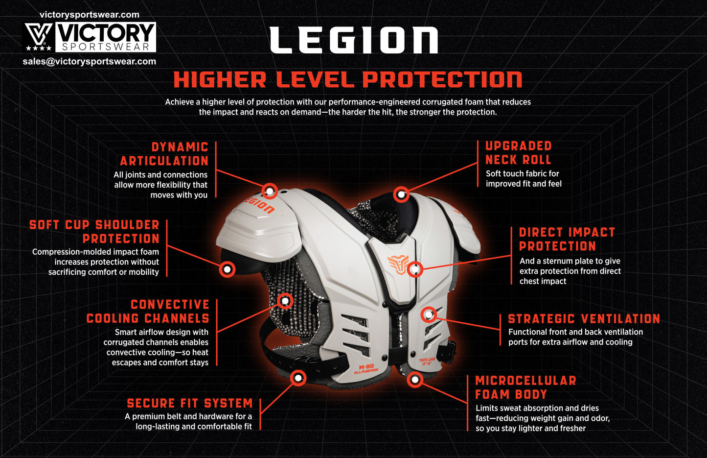 LEGION Youth Shoulder Pads