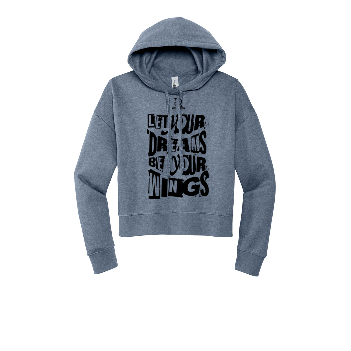 LET YOUR DREAMS BE YOUR WINGS (Black) - Womens Fleece Hoodie
