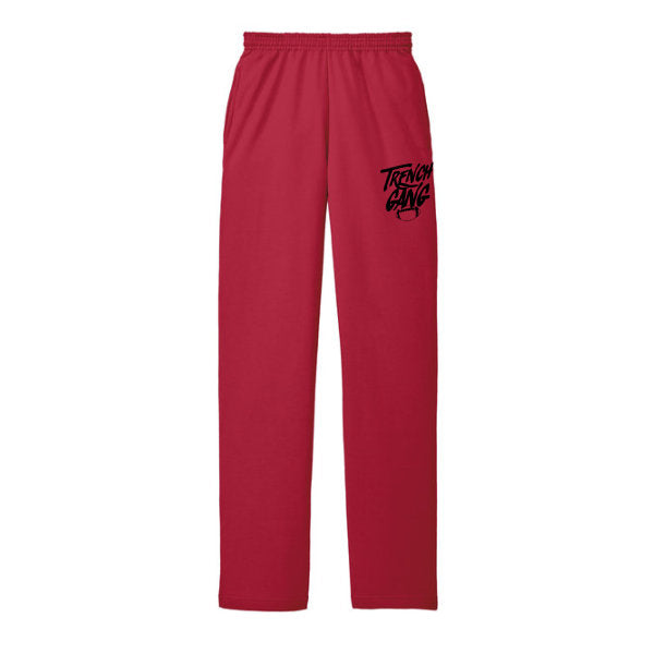 TRENCH GANG (Black) - Fleece Sweatpant