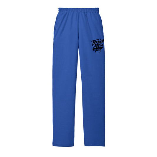 TRENCH GANG (Black) - Fleece Sweatpant