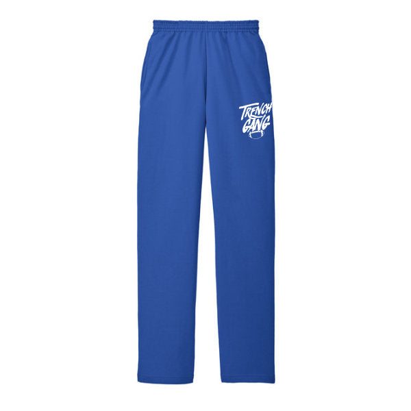 TRENCH GANG (White) - Fleece Sweatpant
