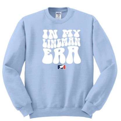 IN MY LINEMAN ERA (White) - Crewneck