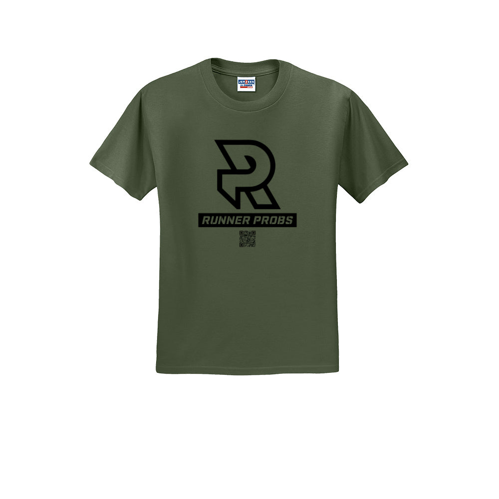 LOGO (Black) - Short Sleeve Cotton Tee