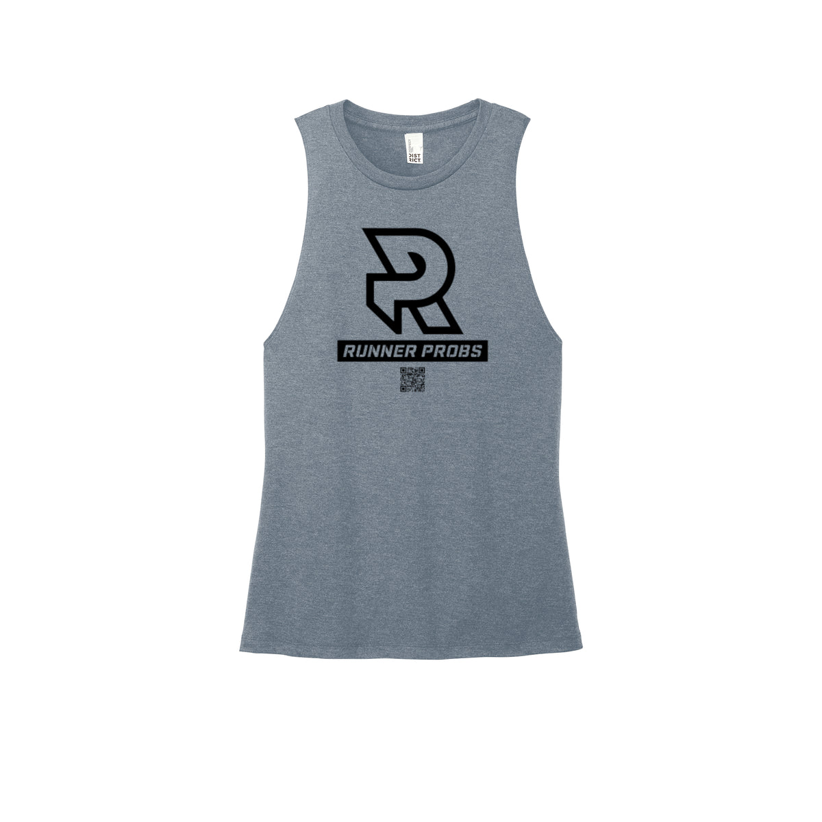 LOGO (Black) - Womens Perfect Tri Muscle Tank
