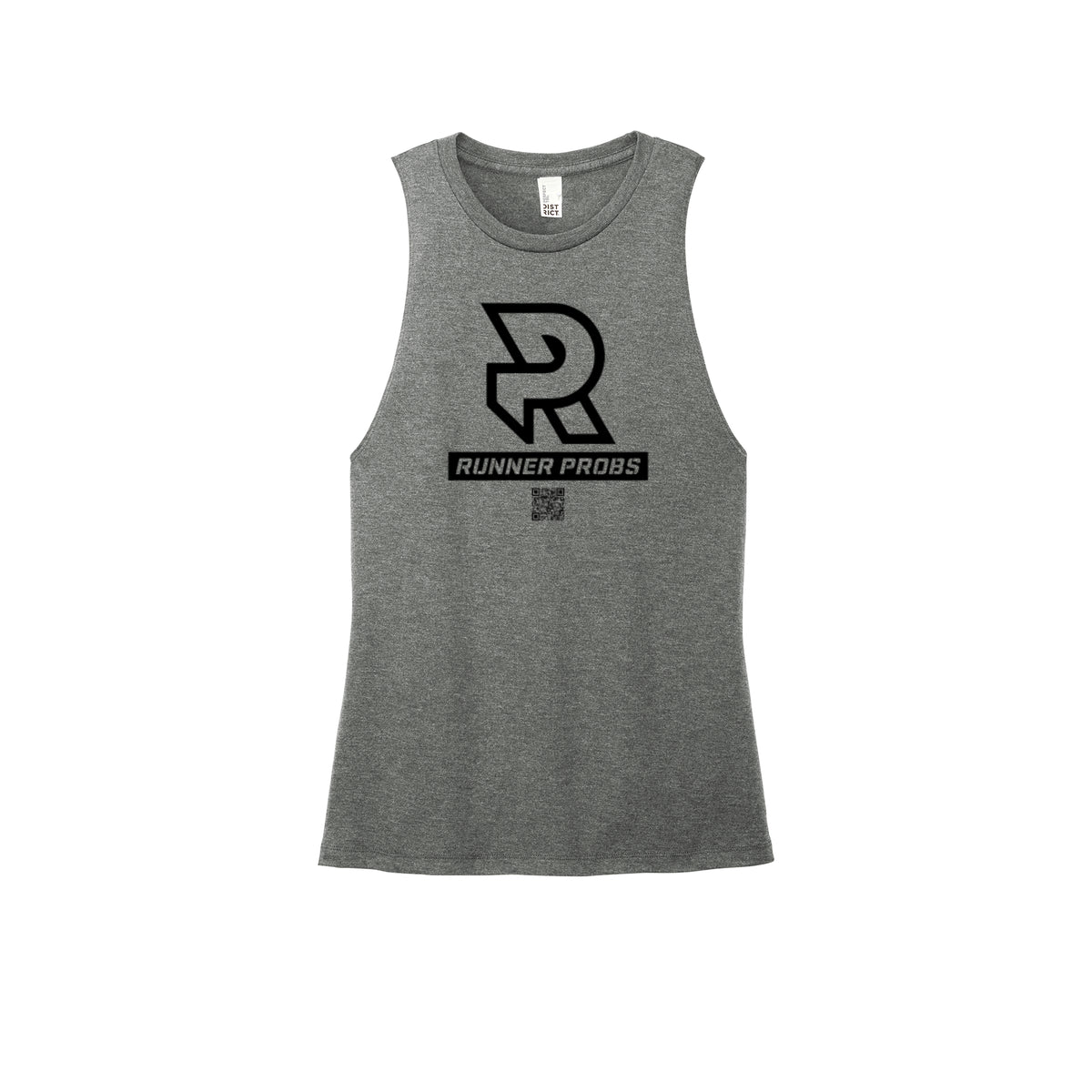 LOGO (Black) - Womens Perfect Tri Muscle Tank