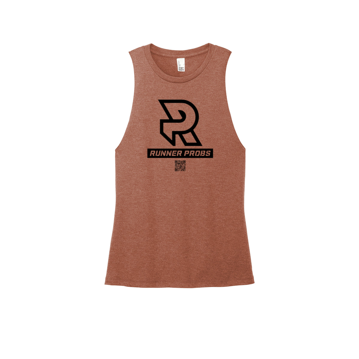 LOGO (Black) - Womens Perfect Tri Muscle Tank