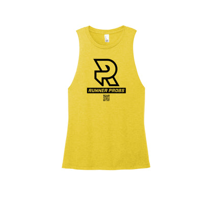 LOGO (Black) - Womens Perfect Tri Muscle Tank