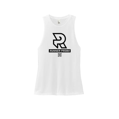LOGO (Black) - Womens Perfect Tri Muscle Tank