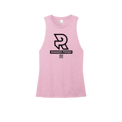 LOGO (Black) - Womens Perfect Tri Muscle Tank