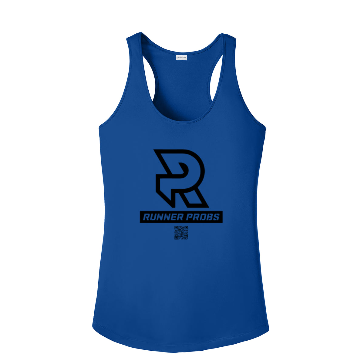 LOGO (Black) - Womens Competitor Racerback Tank