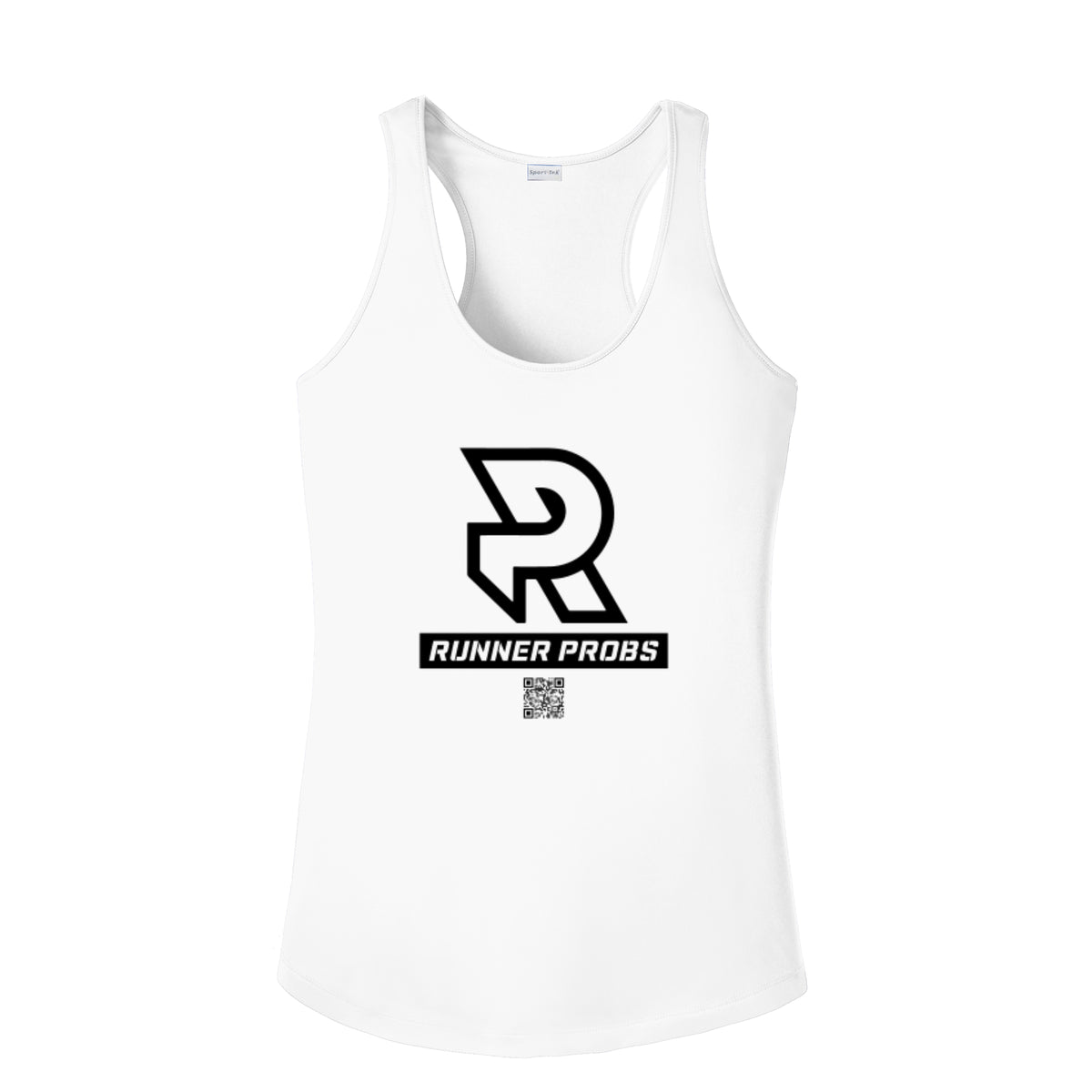 LOGO (Black) - Womens Competitor Racerback Tank