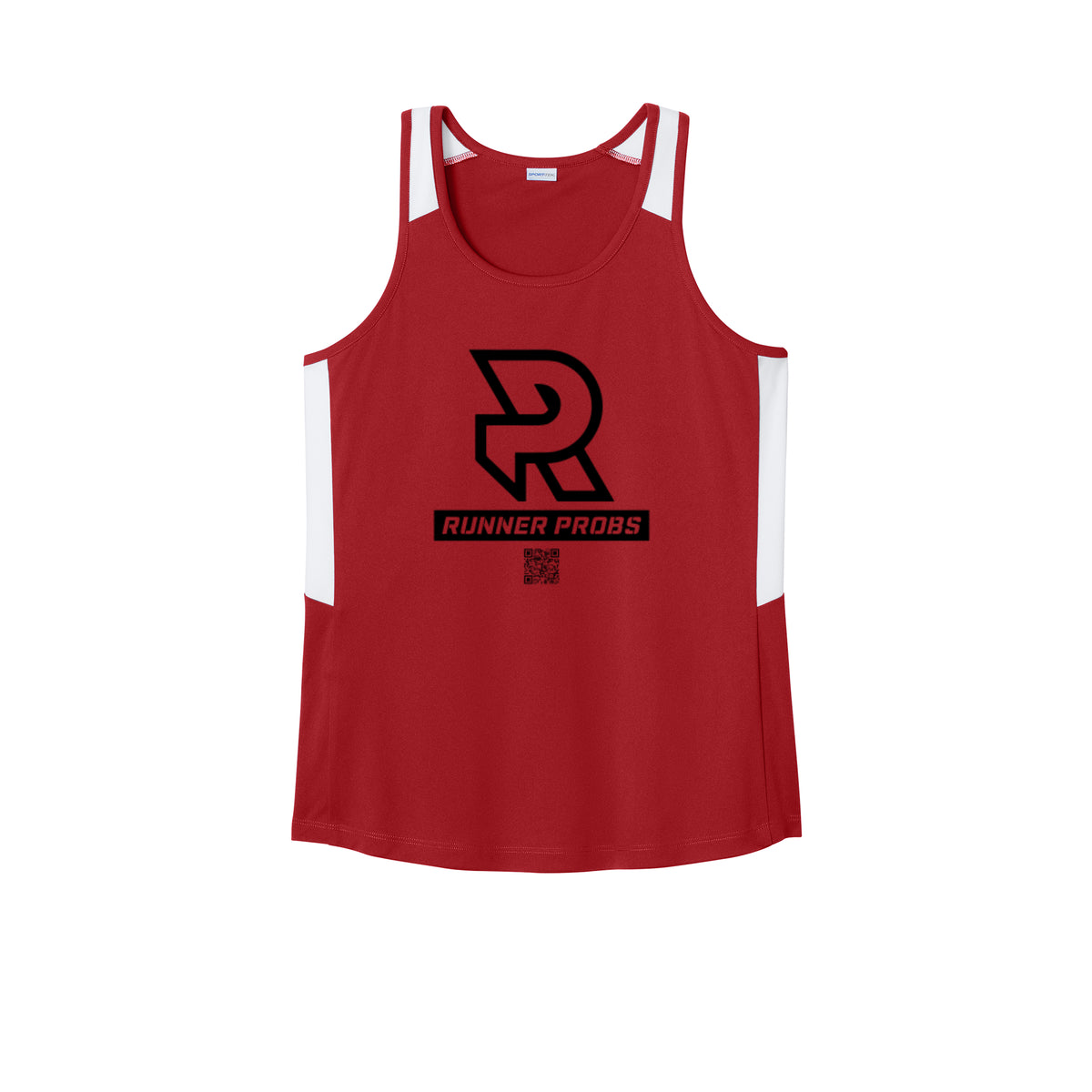 LOGO (Black) - Womens Club Track Tank